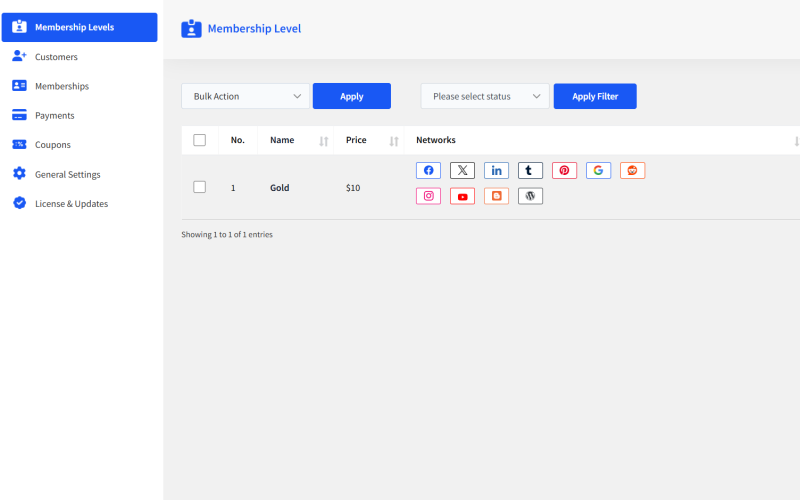 Auto Post Social Media Management System
